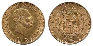 Braunschweig-Calenberg-Hannover, ab 1692 Kurfürstentum, ab 1815 Königreich, Ernst August 1837-1851. 10 Taler 1839 S